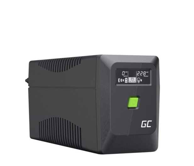 Green Cell UPS PowerProof (650VA/360W, LCD) - 1364718 - zdjęcie 2